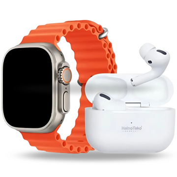 I20 Ultra Watch With Airpods and & 7 straps